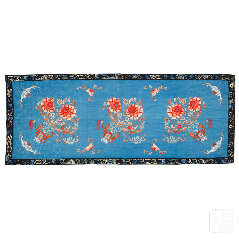 晚清至民國 絲緞綉品六件 | A GROUP OF SIX EMBROIDERED PANELS - 图8